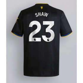Pánské fotbalový oblečení Manchester United Luke Shaw #23 Tretí košile 2025-26 Krátkým Rukávem